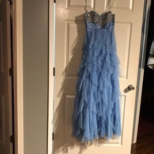 Masquerade strapless prom/pageant dress size 1/2.